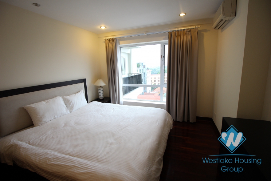 Two bedroom apartment for rent located in a service building in the center of Hoan Kiem district, Hanoi, Vietnam